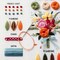 Embroidery Kit for Beginners, DIY Cross Stitching Kit with Stamped Flower Patterns, 4 Pack, Includes Hoop-1, Tools, Threads, Needles, Instructions
